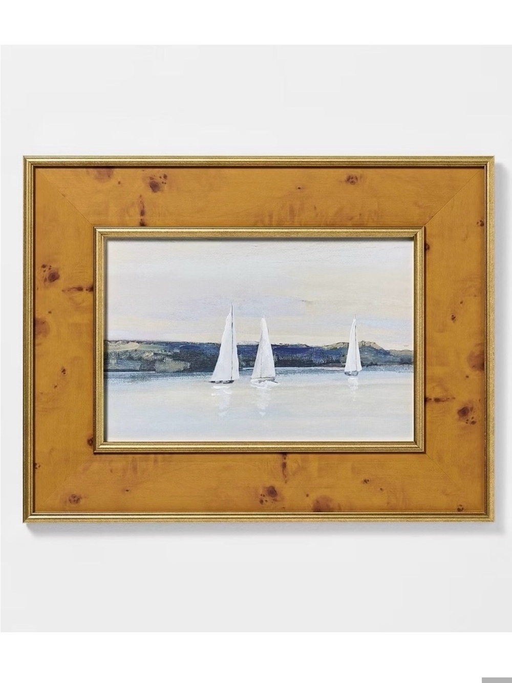 Threshold Studio McGee 18” x 14” Sailboat Wall Art
